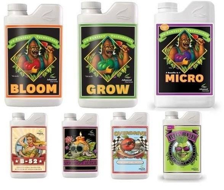 Advanced nutrients Zestaw Grow Micro Bloom - Hobbyist Level