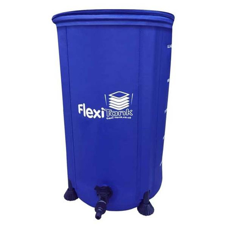 Flexi Tank 50L Zbiornik z Kranikiem na Wodę (fi 35cm, h53cm)