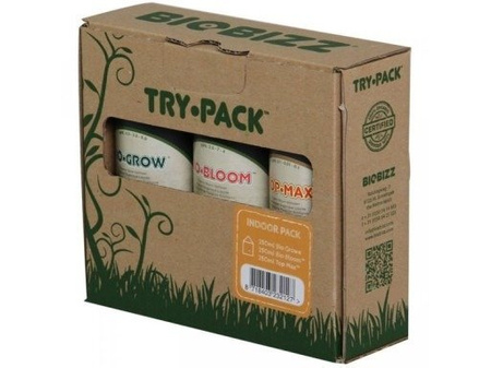 BioBizz Trypack Indoor Pack, 3x250ml